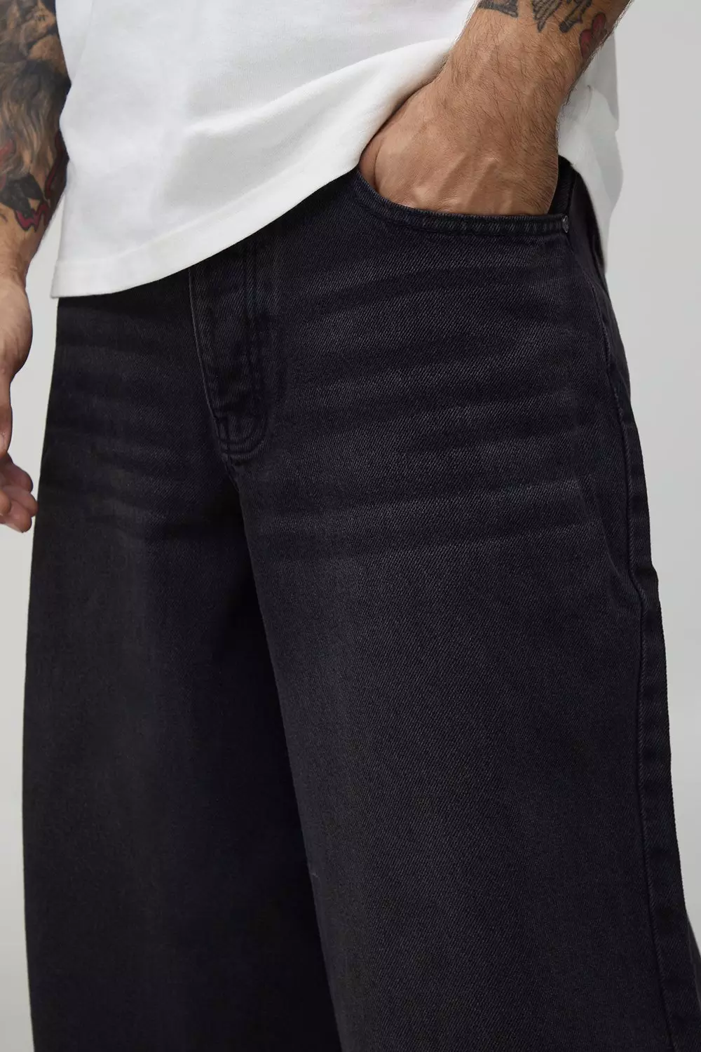 黒L Noremid RIGIT SUPER BAGGY DENIM RIGIT SUPER BAGGY DENIM -Black- Lサイズ - メルカリ